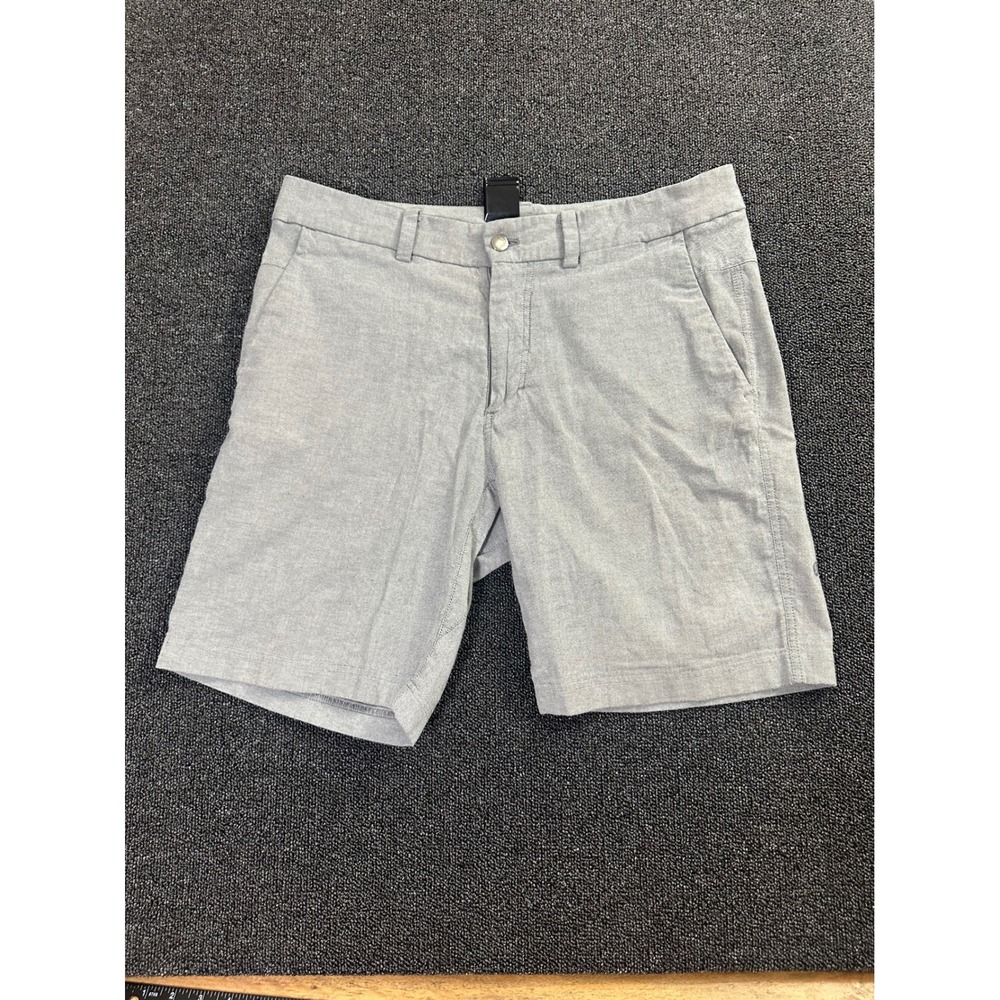 Lululemon Commission Golf Shorts Mens 34 Heathered Grey Chino Style